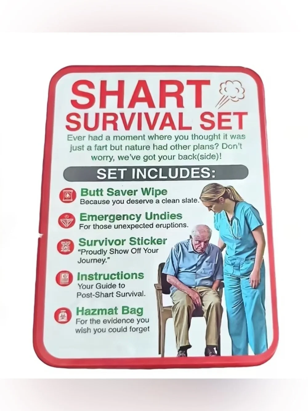 Shart Survival Set - Novelty Emergency Care Kit